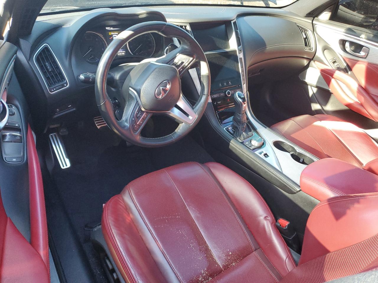 2018 Infiniti Q60 Red Sport 400 VIN: JN1FV7EK2JM530546 Lot: 86118955