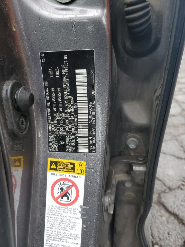 2018 Toyota Highlander Se VIN: 5TDJZRFH1JS819447 Lot: 85589585