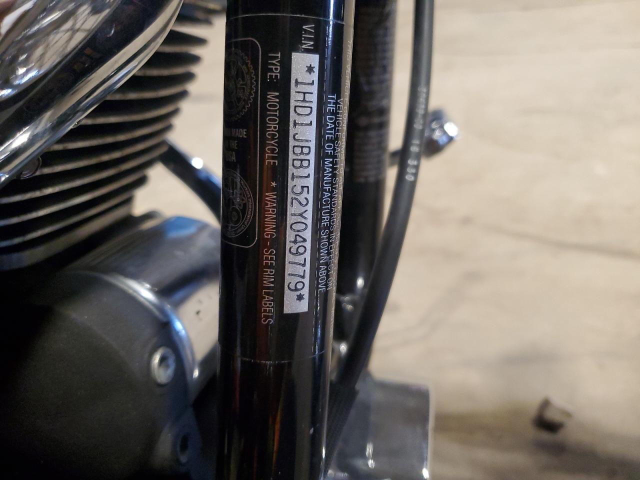 2002 Harley-Davidson Fxstdi VIN: 1HD1JBB152Y049779 Lot: 87427335