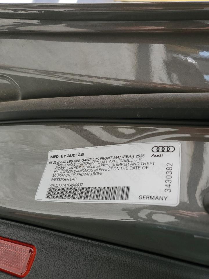 2023 Audi A4 Premium Plus 45 VIN: WAUEAAF41PA010637 Lot: 85563175