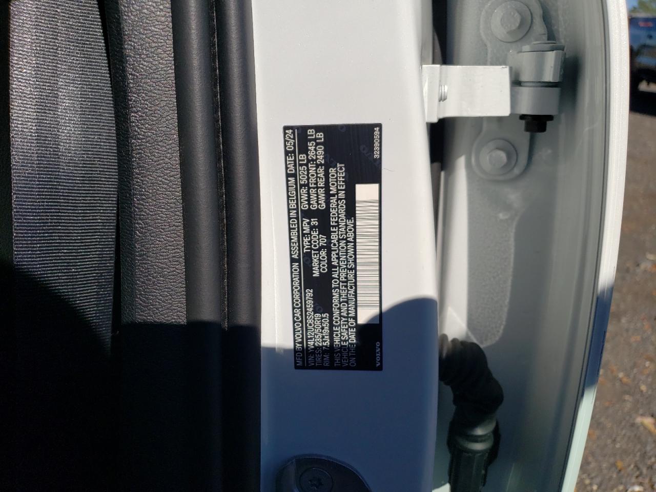 2025 Volvo Xc40 Plus VIN: YV4L12UC8S2459792 Lot: 86278155
