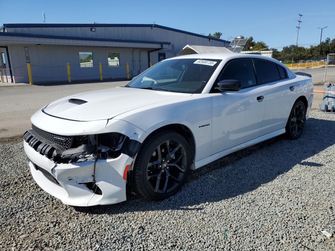 2022 DODGE CHARGER WHITE VIN: 2C3CDXCT5NH176694