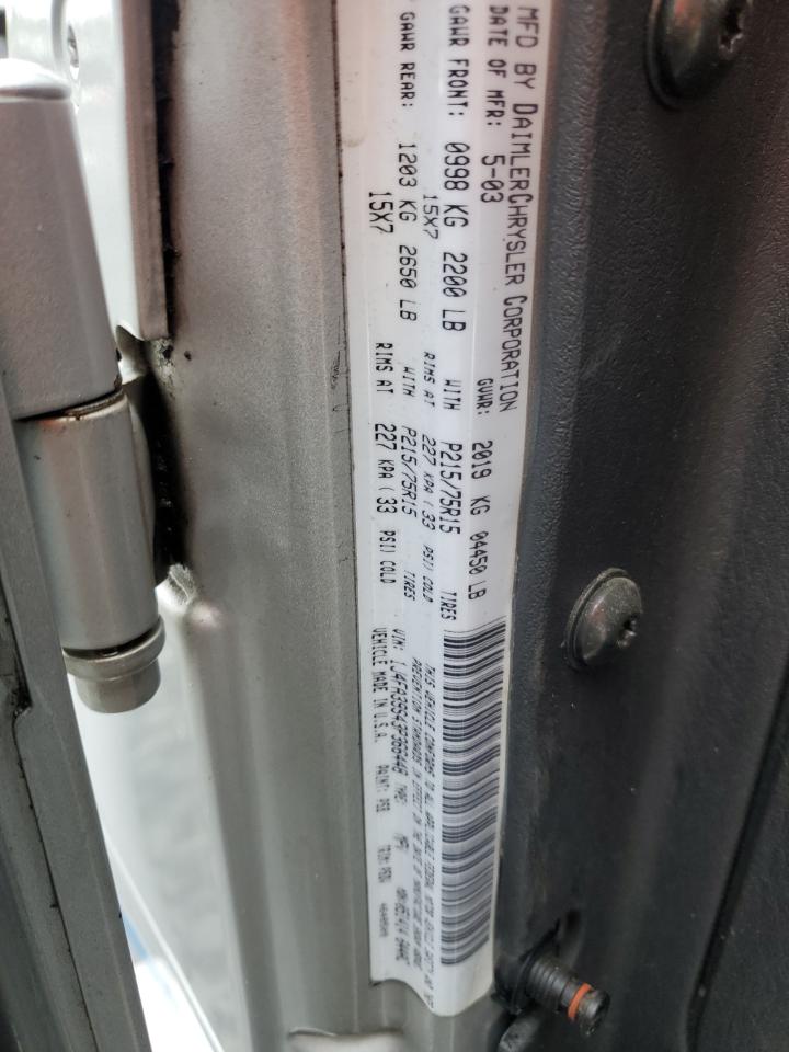 2003 Jeep Wrangler Commando VIN: 1J4FA39S43P366448 Lot: 86305545