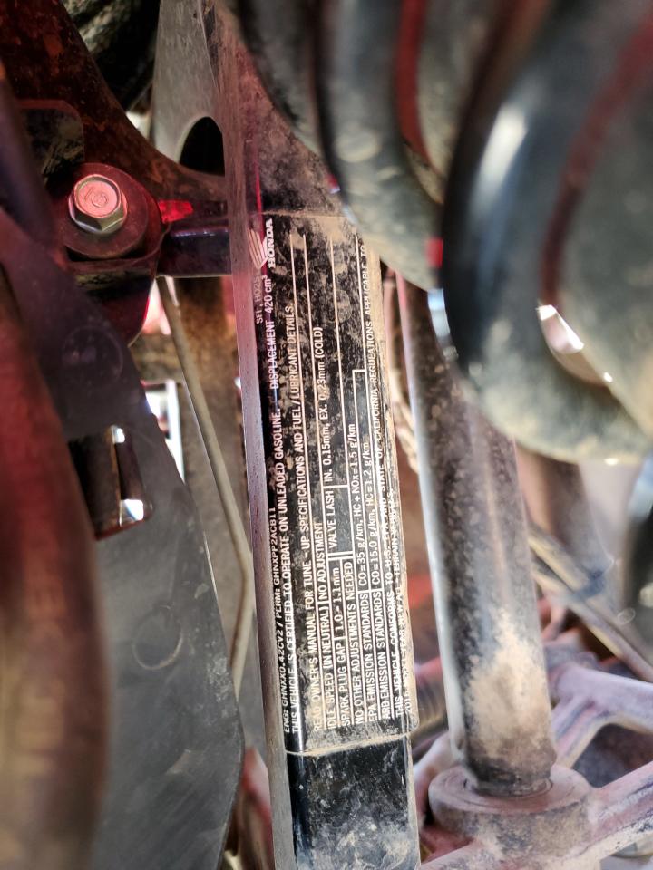 2016 Honda Trx420 Fa VIN: 1HFTE4700G4100376 Lot: 81120285