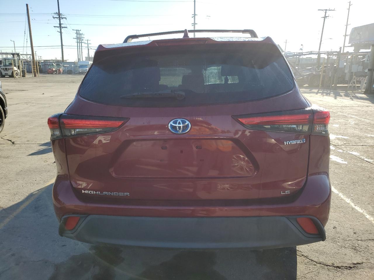 2021 Toyota Highlander Hybrid Le VIN: 5TDZARAH5MS504849 Lot: 87461475