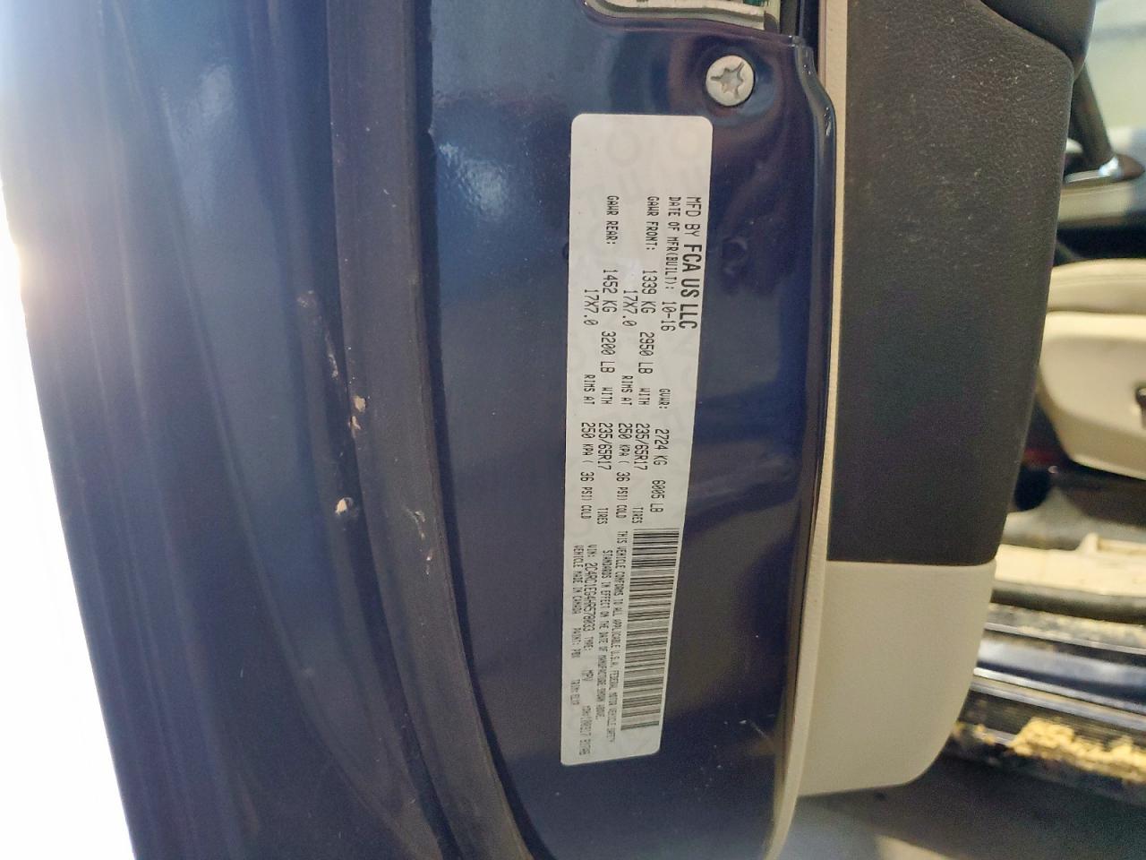 2017 Chrysler Pacifica Touring L Plus VIN: 2C4RC1EG4HR578033 Lot: 86258235