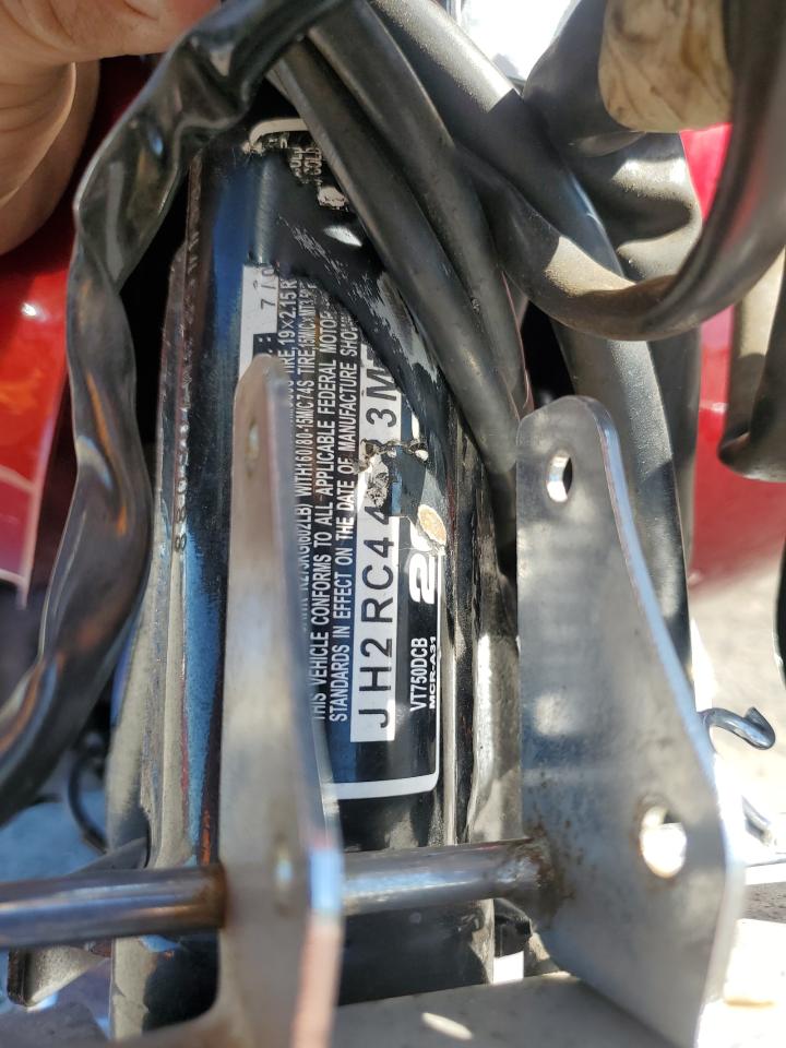 2003 Honda Vt750 Dcb VIN: JH2RC44523M705088 Lot: 86267435