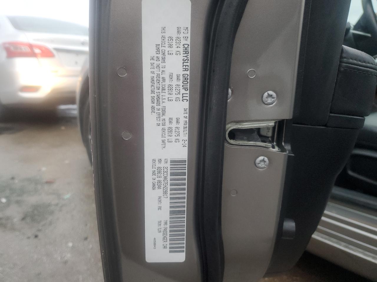 2014 Chrysler 300 VIN: 2C3CCAAG7EH228817 Lot: 85408845