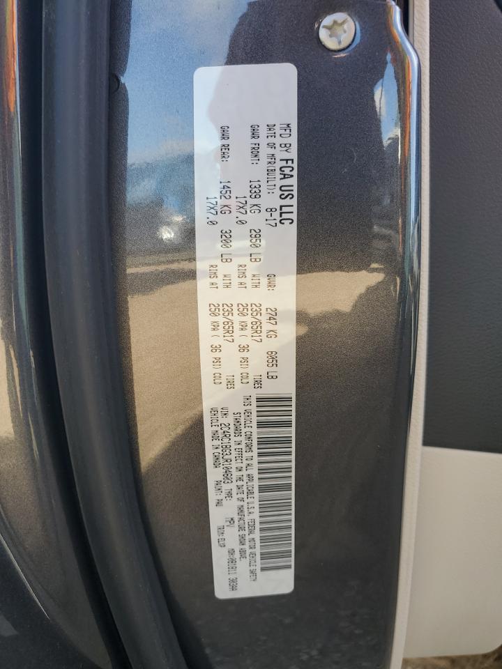 2018 Chrysler Pacifica Touring L VIN: 2C4RC1BG3JR104603 Lot: 90693565