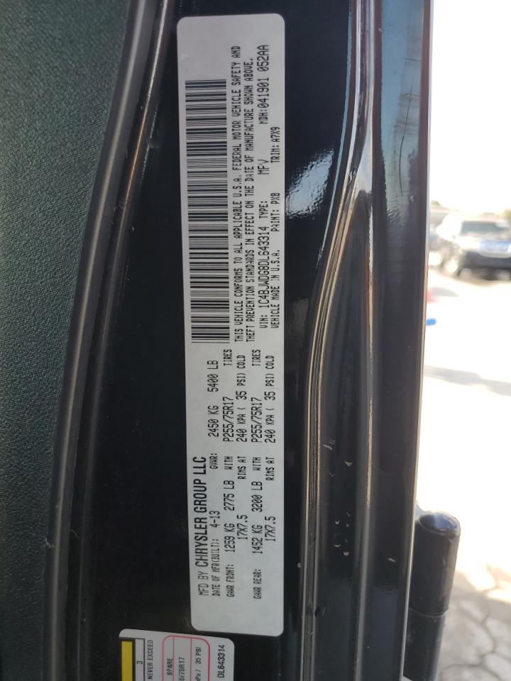 2013 Jeep Wrangler Unlimited Sport VIN: 1C4BJWDG8DL643314 Lot: 85577405