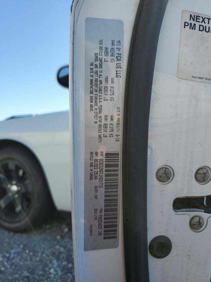 2018 Dodge Challenger Sxt VIN: 2C3CDZAG7JH321715 Lot: 85930925