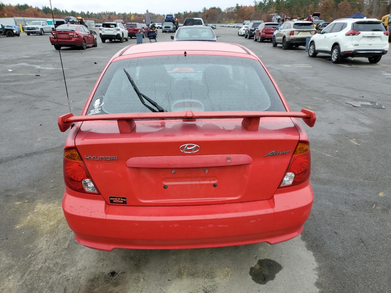 2005 Hyundai Accent Gs VIN: KMHCG35C35U361800 Lot: 90652645