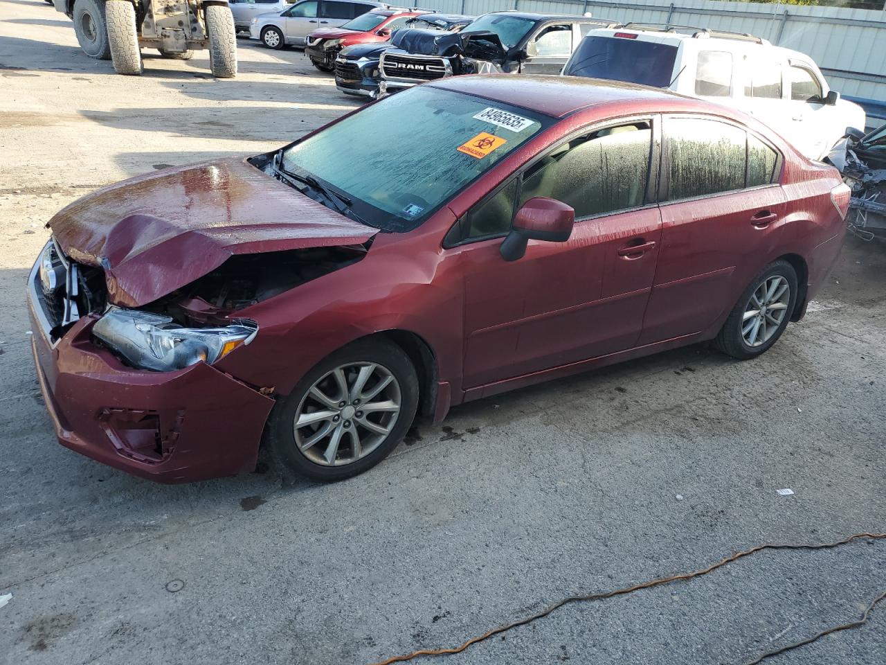 SUBARU IMPREZA 2014. Lot# 84965635. VIN JF1GJAC66EH007874. Photo 1