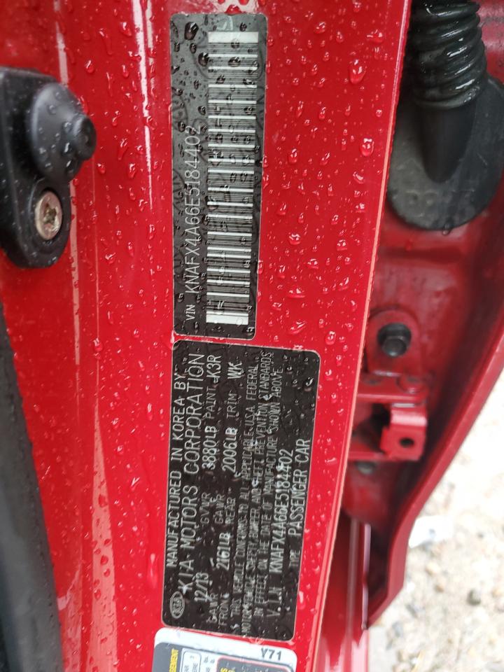 2014 Kia Forte Lx VIN: KNAFX4A66E5184402 Lot: 87306135