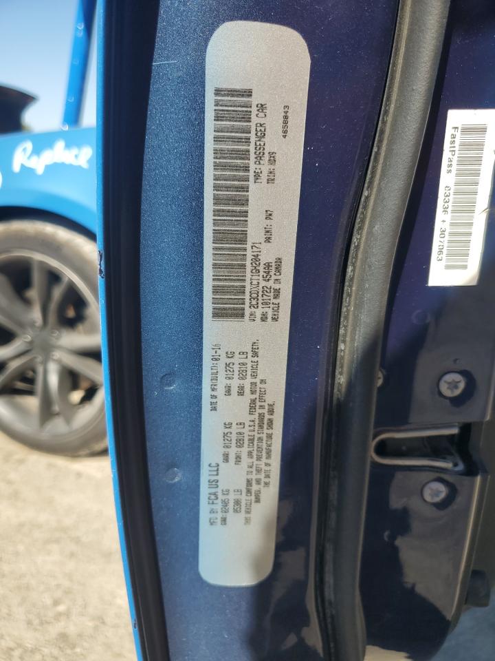 2016 Dodge Charger R/T VIN: 2C3CDXCT1GH204171 Lot: 85113765