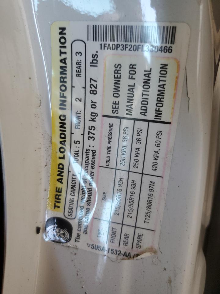 2015 Ford Focus Se VIN: 1FADP3F20FL330466 Lot: 82347795