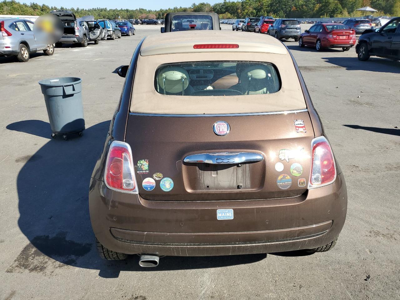 2012 Fiat 500 Pop VIN: 3C3CFFDR9CT370365 Lot: 85308395