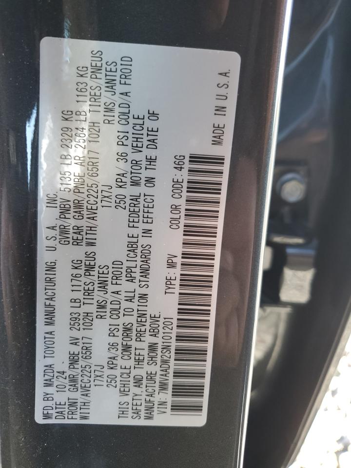 2025 Mazda Cx-50 Premium VIN: 7MMVAADW2SN101201 Lot: 82262945