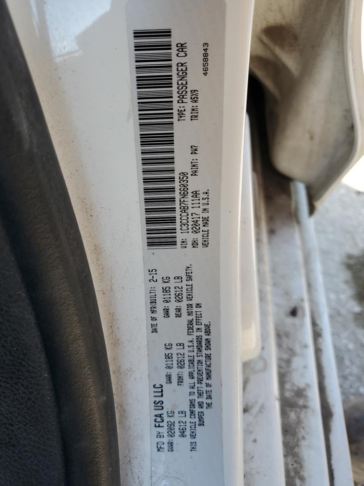 2015 Chrysler 200 Limited VIN: 1C3CCCAB7FN660350 Lot: 87235755