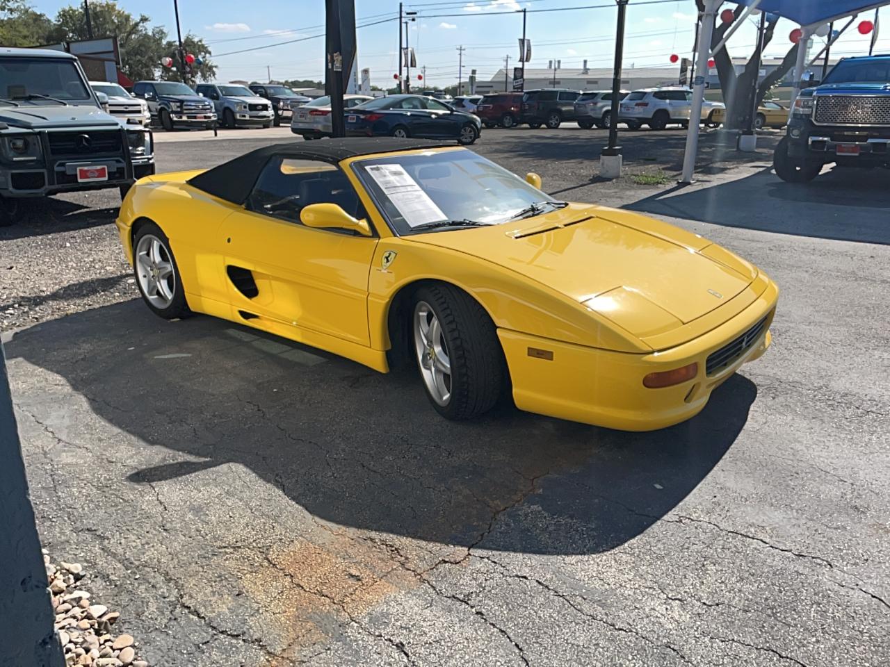 1997 Ferrari F355 Spide yellow cabrio gas ZFFXR48A3V0107772 photo #1