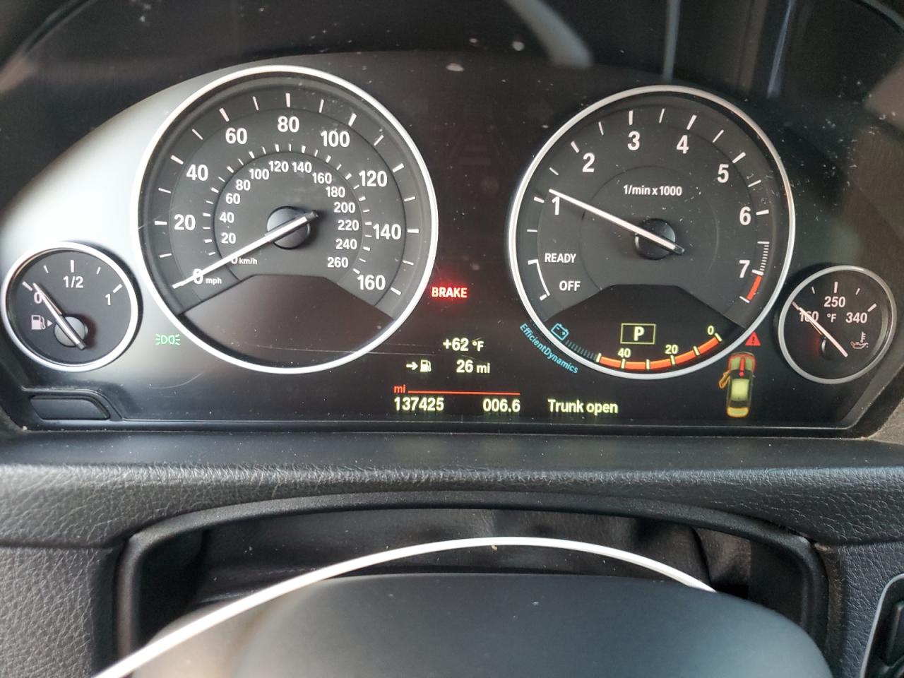 2015 BMW 320 I xDrive VIN: WBA3C3G52FNS74672 Lot: 85561445