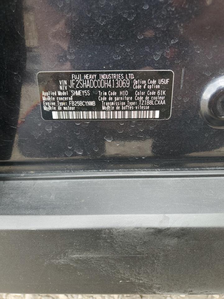 2013 Subaru Forester 2.5X Premium VIN: JF2SHADC0DH413069 Lot: 86143095