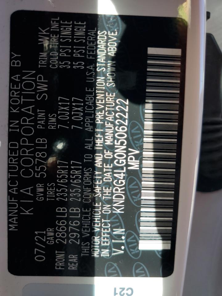 2022 Kia Sorento S VIN: KNDRG4LG0N5062222 Lot: 85322865