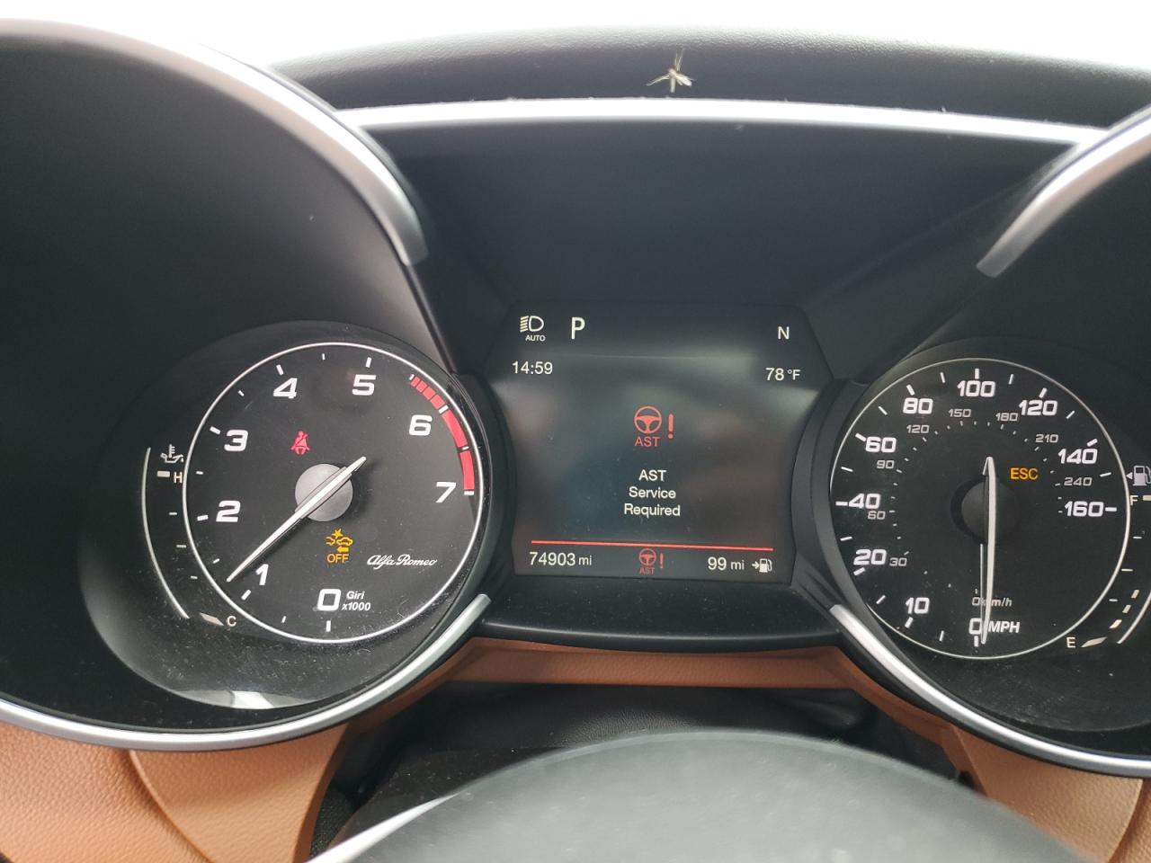 2019 Alfa Romeo Giulia Ti VIN: ZARFANBN6K7598897 Lot: 86106335