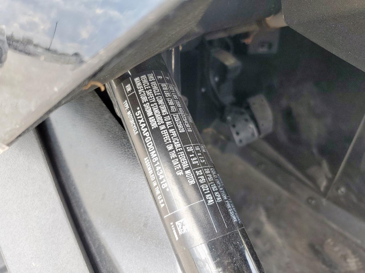 2021 Polaris Slingshot Sl VIN: 57XAAPGD0M8143418 Lot: 85343735