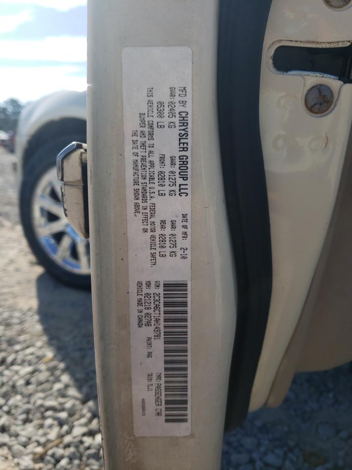 2010 Chrysler 300C VIN: 2C3CA6CT1AH149781 Lot: 81966255