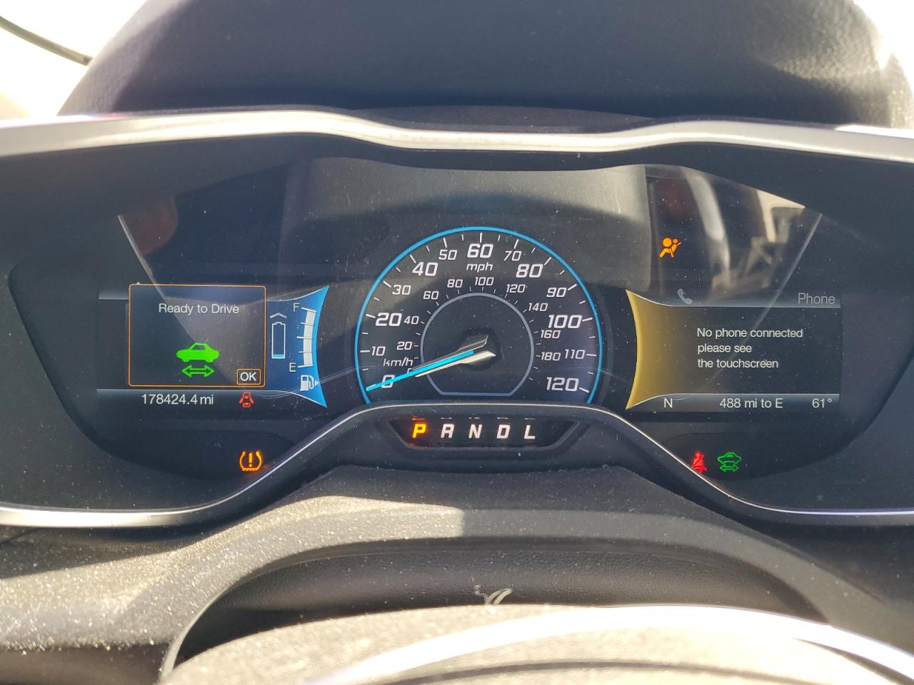 2015 Ford C-Max Sel VIN: 1FADP5BU9FL114490 Lot: 91130625