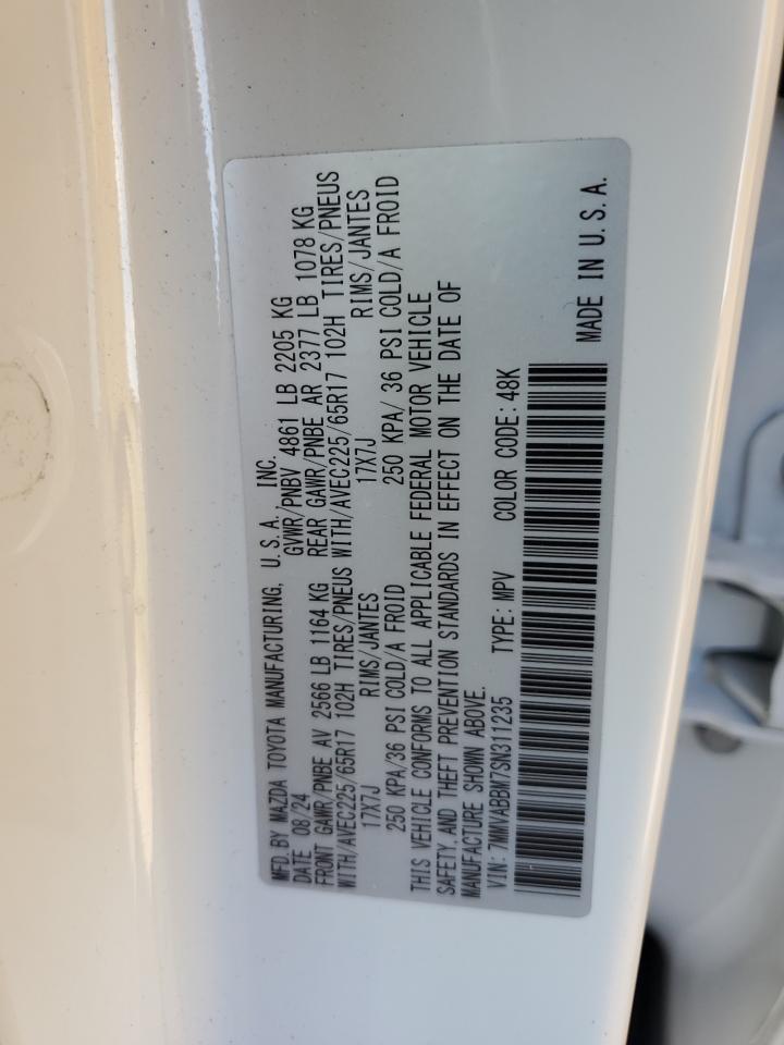 2025 Mazda Cx-50 Preferred VIN: 7MMVABBM7SN311235 Lot: 82292775