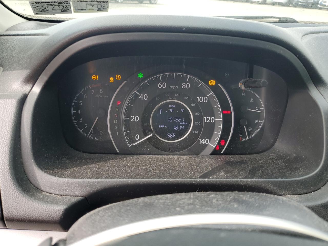 2014 Honda Cr-V Lx VIN: 5J6RM4H39EL110644 Lot: 89590405