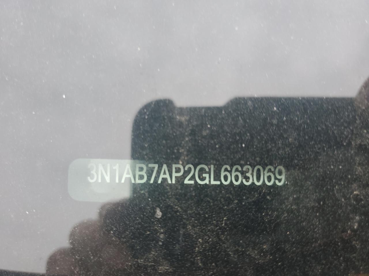 2016 Nissan Sentra S VIN: 3N1AB7AP2GL663069 Lot: 86250255