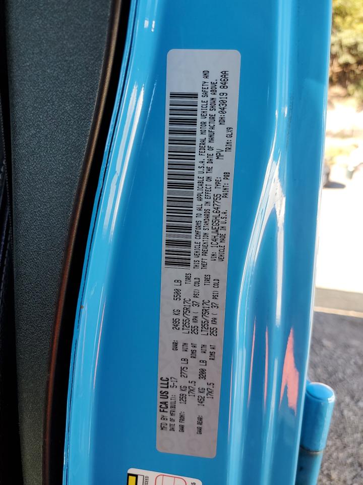 2017 Jeep Wrangler Unlimited Sahara VIN: 1C4HJWEG5HL647755 Lot: 84478595