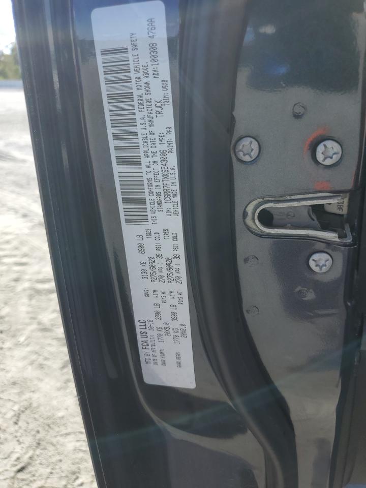 2019 Ram 1500 Classic Tradesman VIN: 1C6RR7FTXKS543006 Lot: 86142955