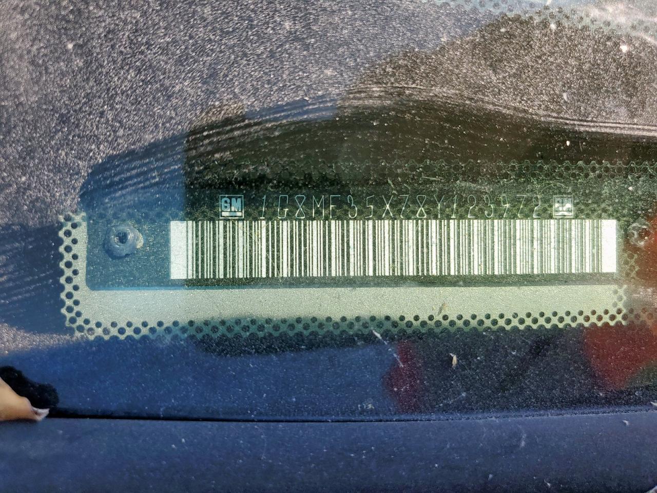 2008 Saturn Sky Redline VIN: 1G8MF35X78Y123972 Lot: 84431185