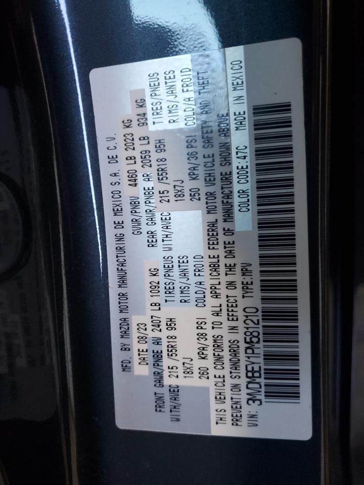 2023 Mazda Cx-30 Premium Plus VIN: 3MVDMBEY1PM581210 Lot: 83998905