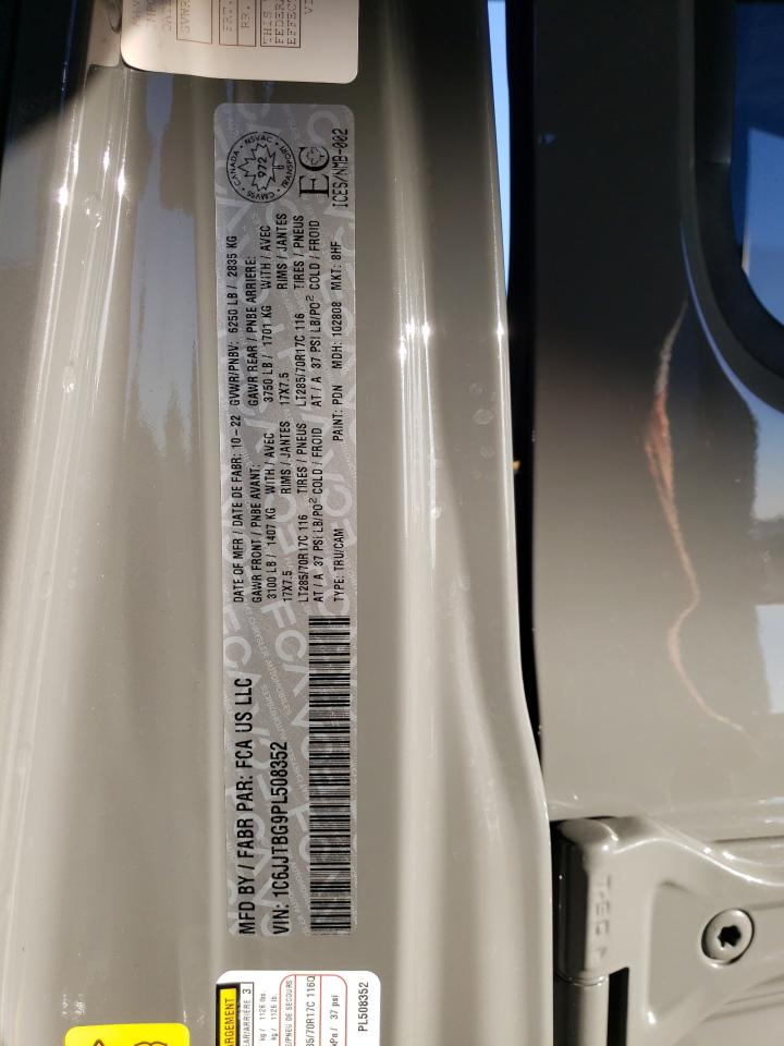 2023 Jeep Gladiator Rubicon VIN: 1C6JJTBG9PL508352 Lot: 85653495