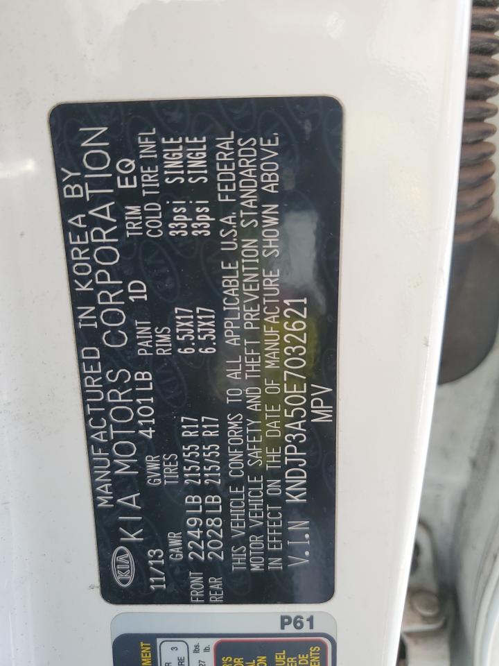 2014 Kia Soul + VIN: KNDJP3A50E7032621 Lot: 85549725