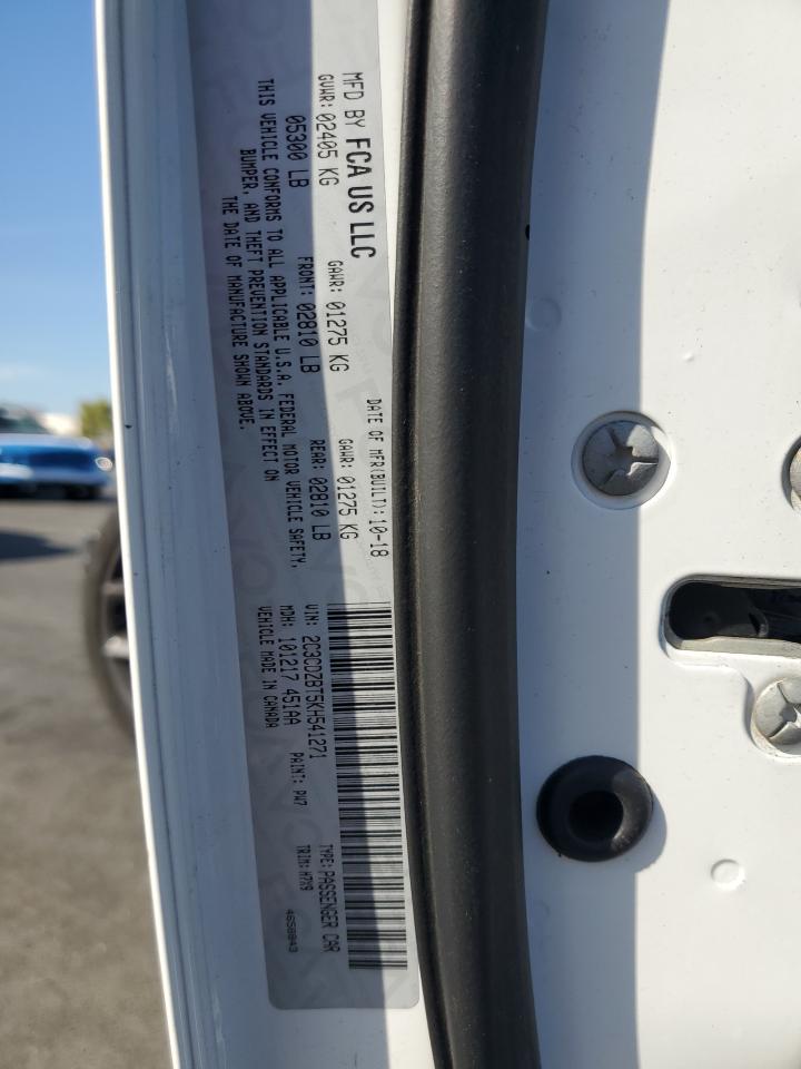 2019 Dodge Challenger R/T VIN: 2C3CDZBT5KH541271 Lot: 82738075