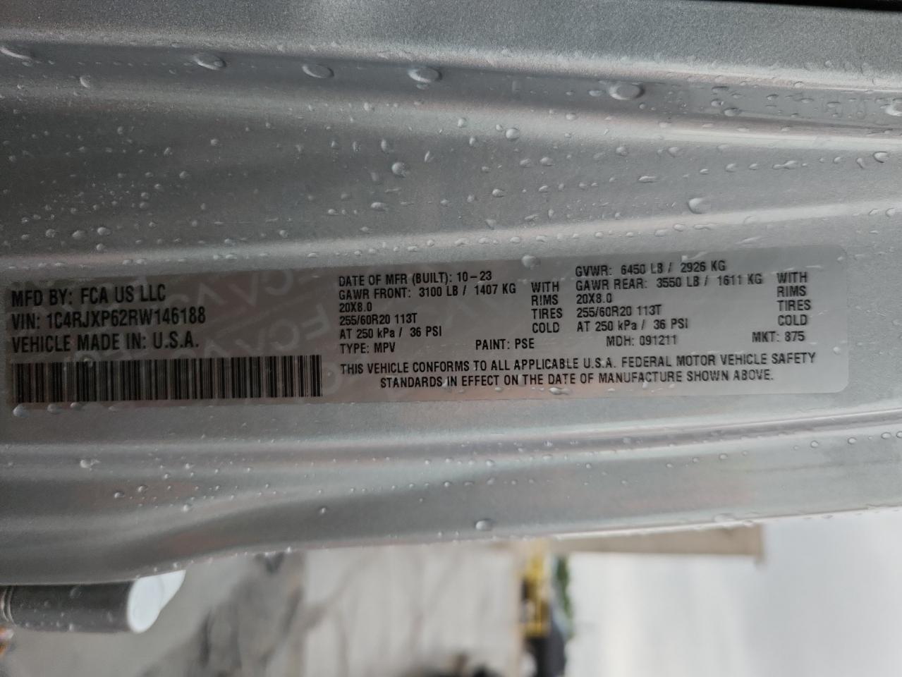 2024 Jeep Wrangler Sahara 4Xe VIN: 1C4RJXP62RW146188 Lot: 85575625