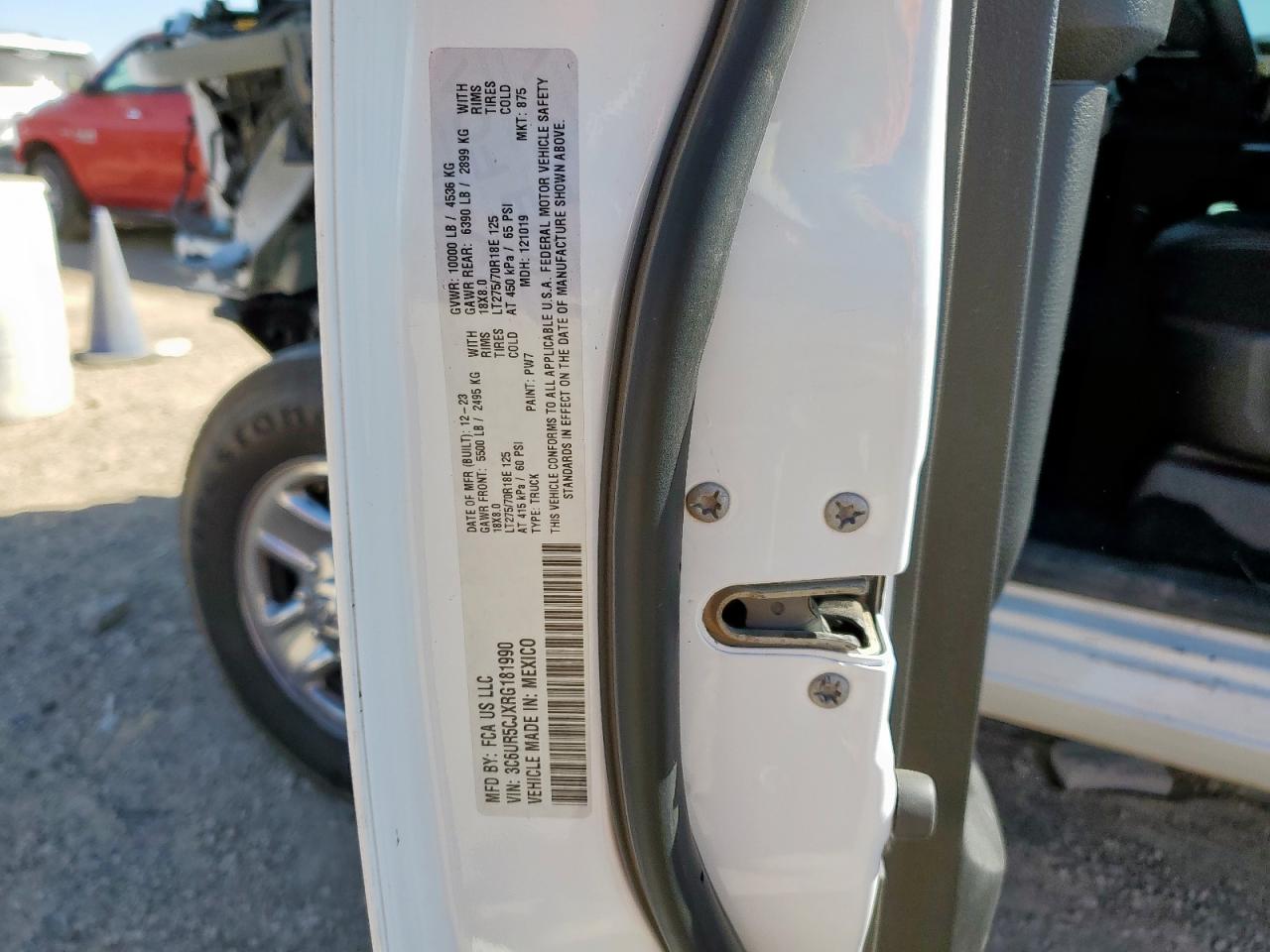 2024 Ram 2500 Tradesman VIN: 3C6UR5CJXRG181990 Lot: 84070895