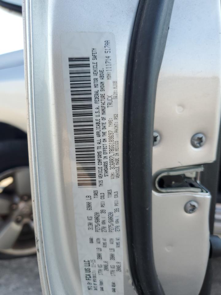 2016 Ram 1500 Slt VIN: 3C6RR7LT8GG189697 Lot: 86493355