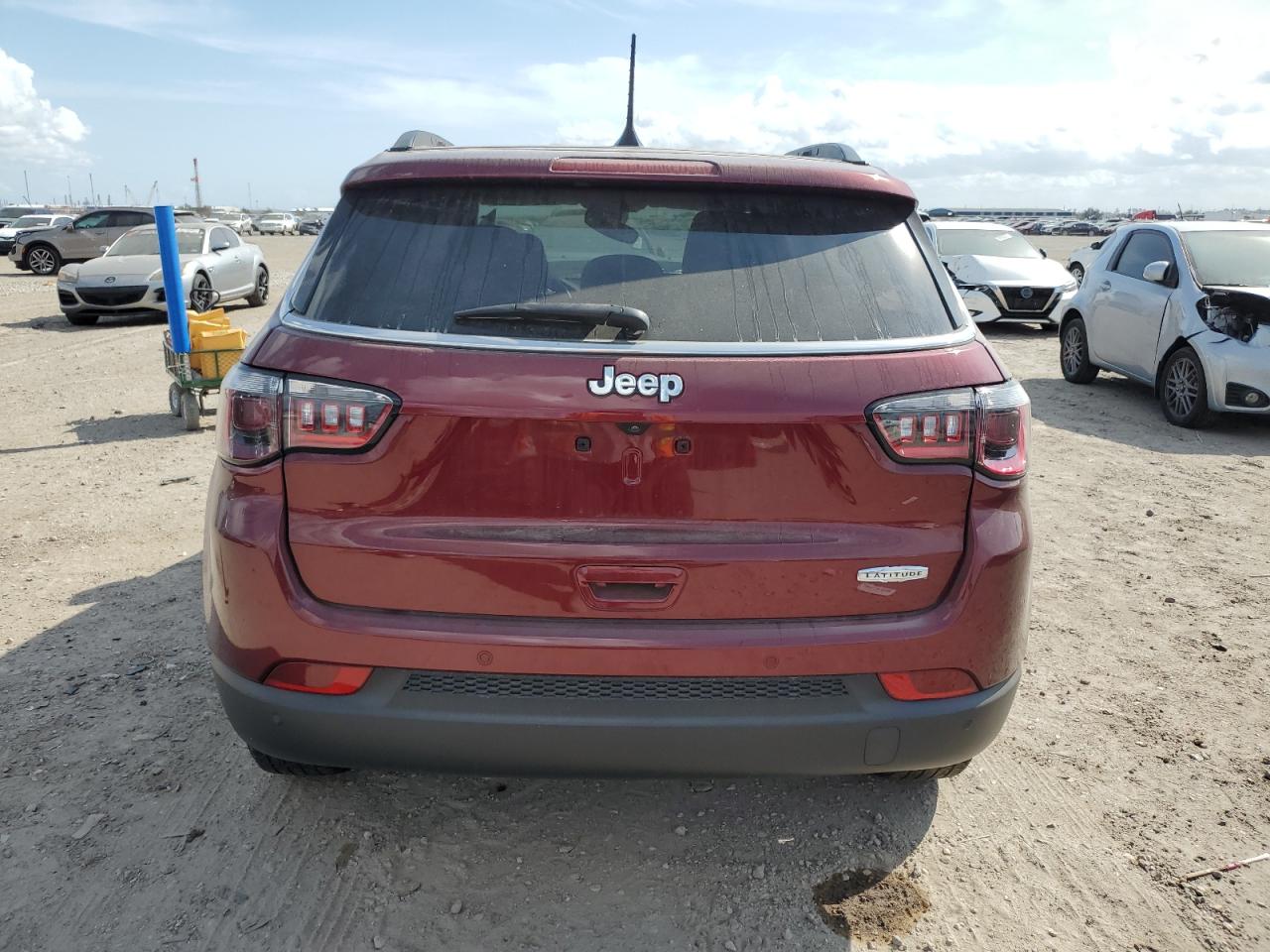 2022 Jeep Compass Latitude VIN: 3C4NJCBB2NT156618 Lot: 87395335