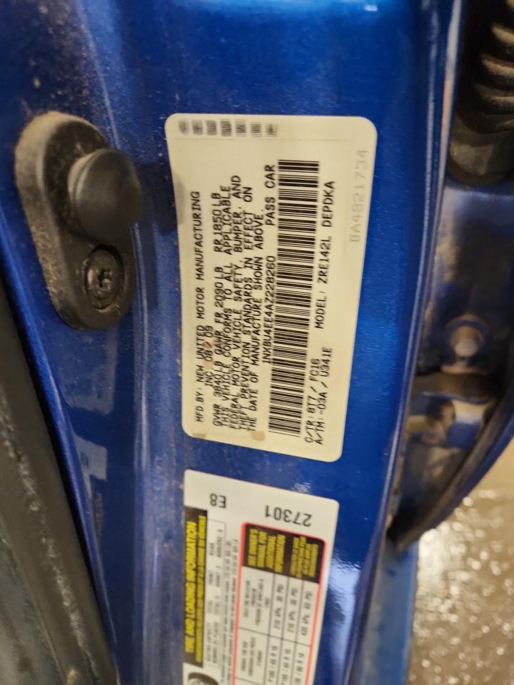 2010 Toyota Corolla Base VIN: 1NXBU4EE4AZ228260 Lot: 85517585