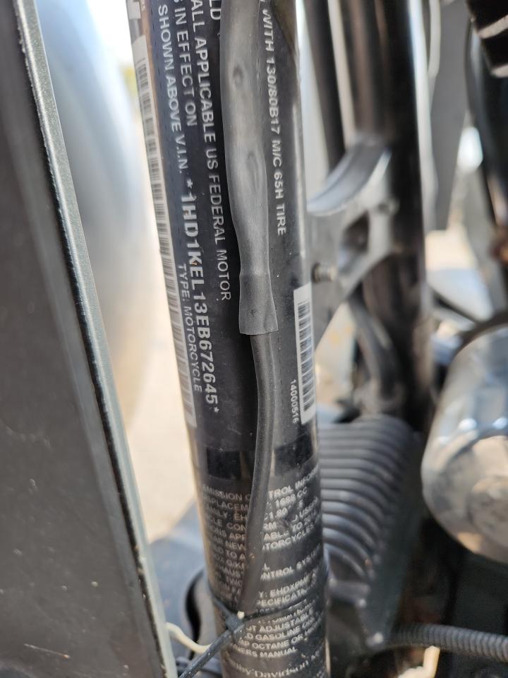 2014 Harley-Davidson Flhtk Electra Glide Ultra Limited VIN: 1HD1KEL13EB672645 Lot: 90336595