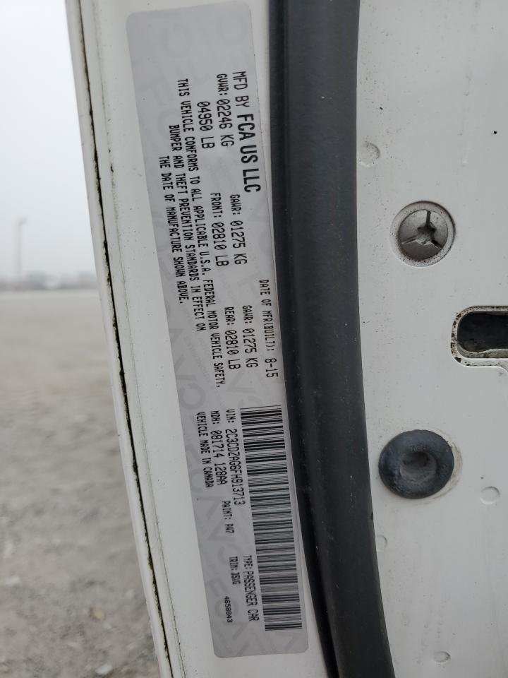 2015 Dodge Challenger Sxt VIN: 2C3CDZAG6FH913713 Lot: 82195695