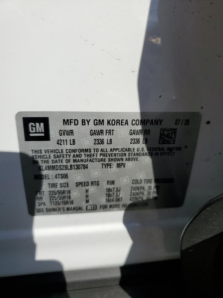 2020 Buick Encore Gx Select VIN: KL4MMDS28LB130784 Lot: 90704205