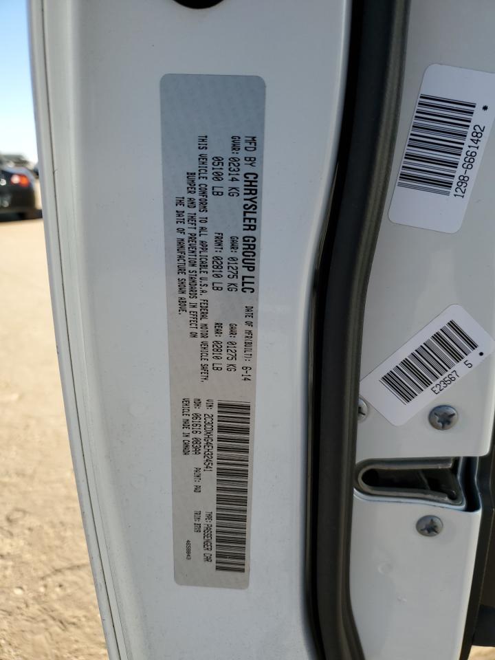 2014 Dodge Charger Sxt VIN: 2C3CDXHG4EH324541 Lot: 86184205